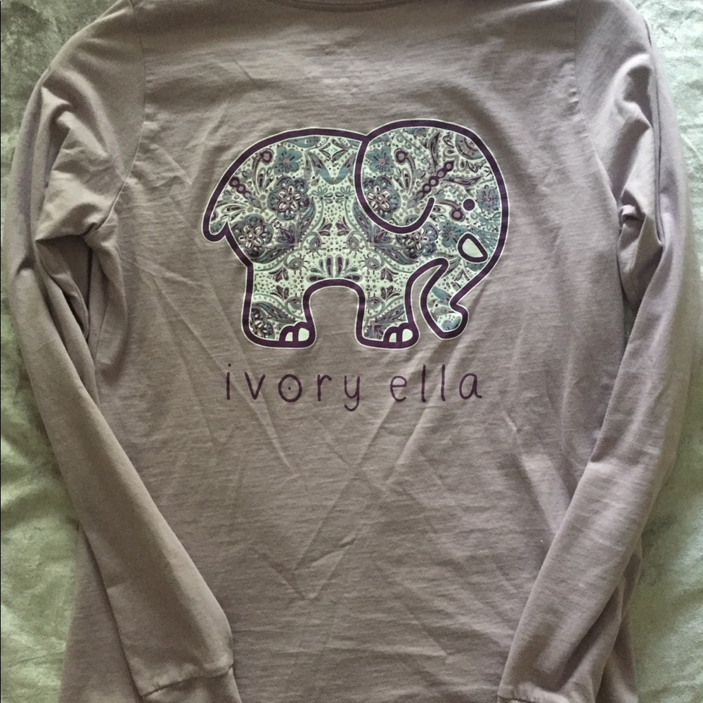LAST FEW DAYS! 🐘 ivory ella 🐘 Long Sleeve Top 💜